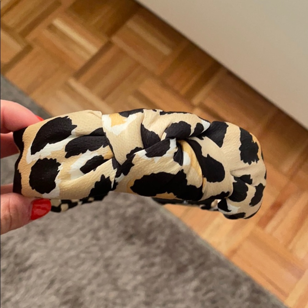 Lele sadoughi cheetah headband